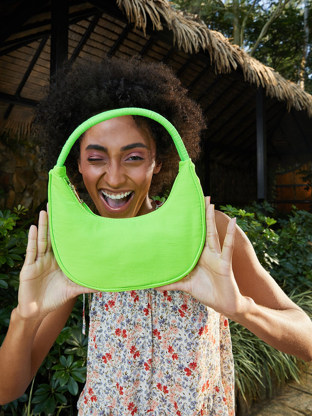 993ba75f-7b91-4adf-9c5e-f4a90814d9751668426330982-MANGO-Neon-Green-Solid-Half-Moon-Baguette-Bag-24716684263306-1