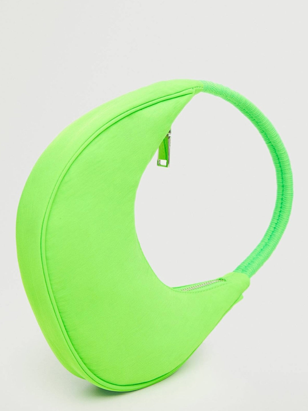 Half Moon Style Baguette Bag MANGO Green
