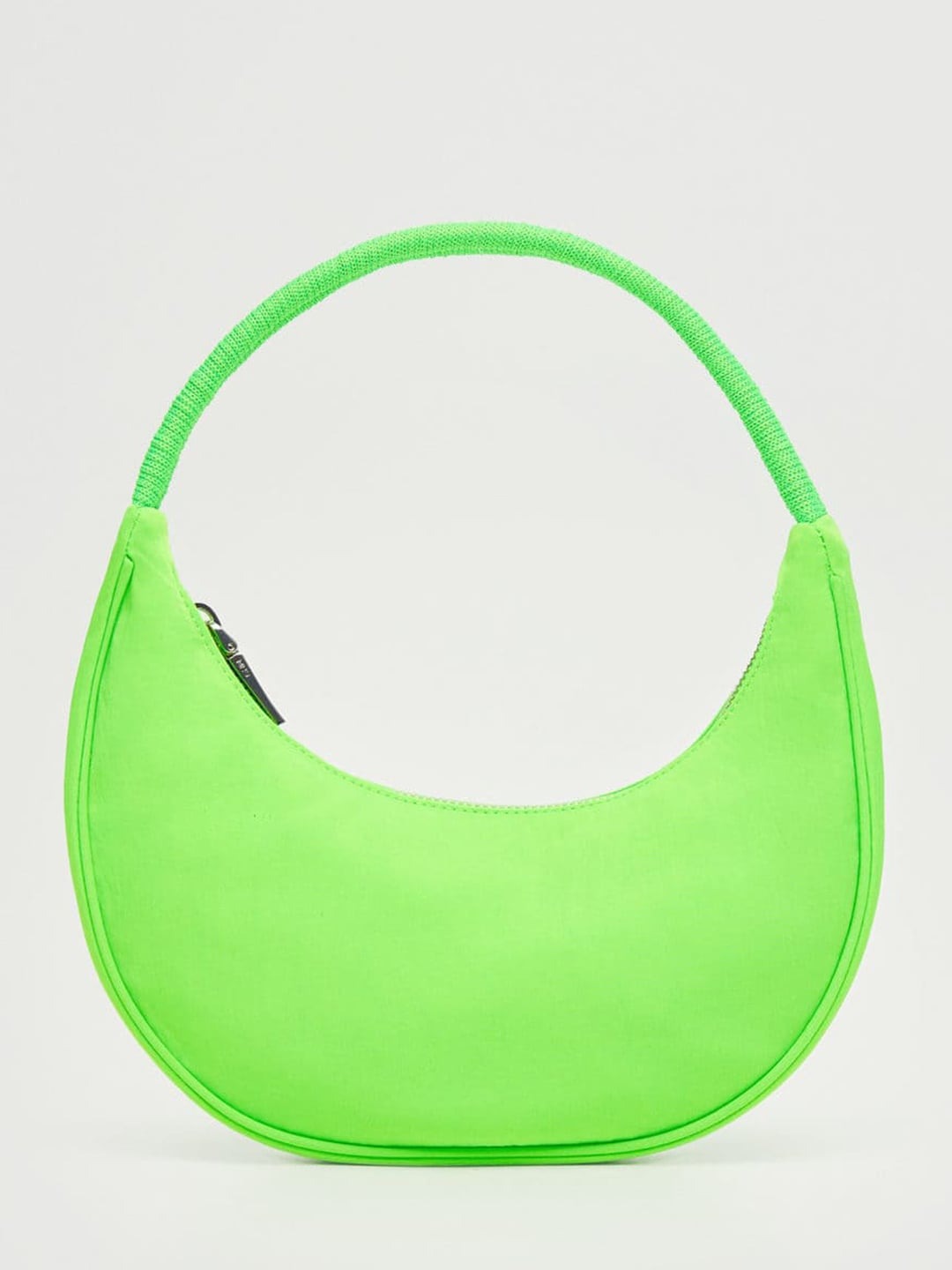 Half Moon Style Baguette Bag MANGO Green