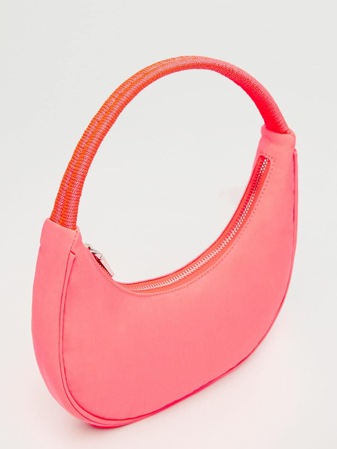 Half Moon Style Baguette Bag MANGO Red