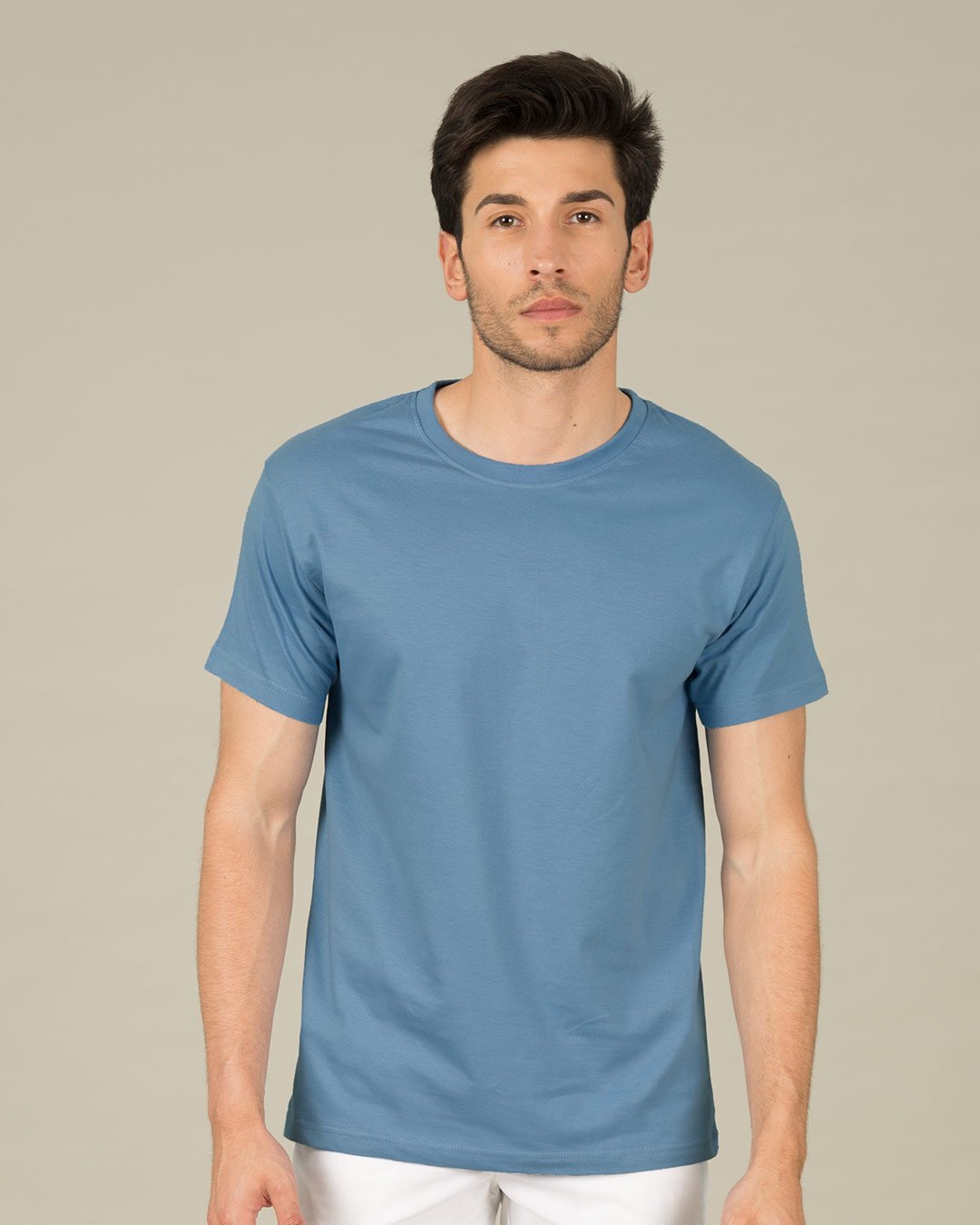 100% Cotton Blank T-shirts StarApps for him Island Blue