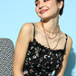 Floral Frilled Top