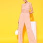 Round Neck Basic Corset Jumpsuit