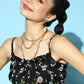 Floral Frilled Top