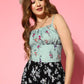 Floral Frilled Top