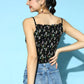 Floral Frilled Top