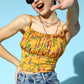 Floral Frilled Top