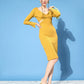 Solid Cut-Outs Bodycon Dress