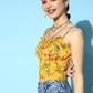 Floral Frilled Top