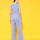 Round Neck Basic Corset Jumpsuit
