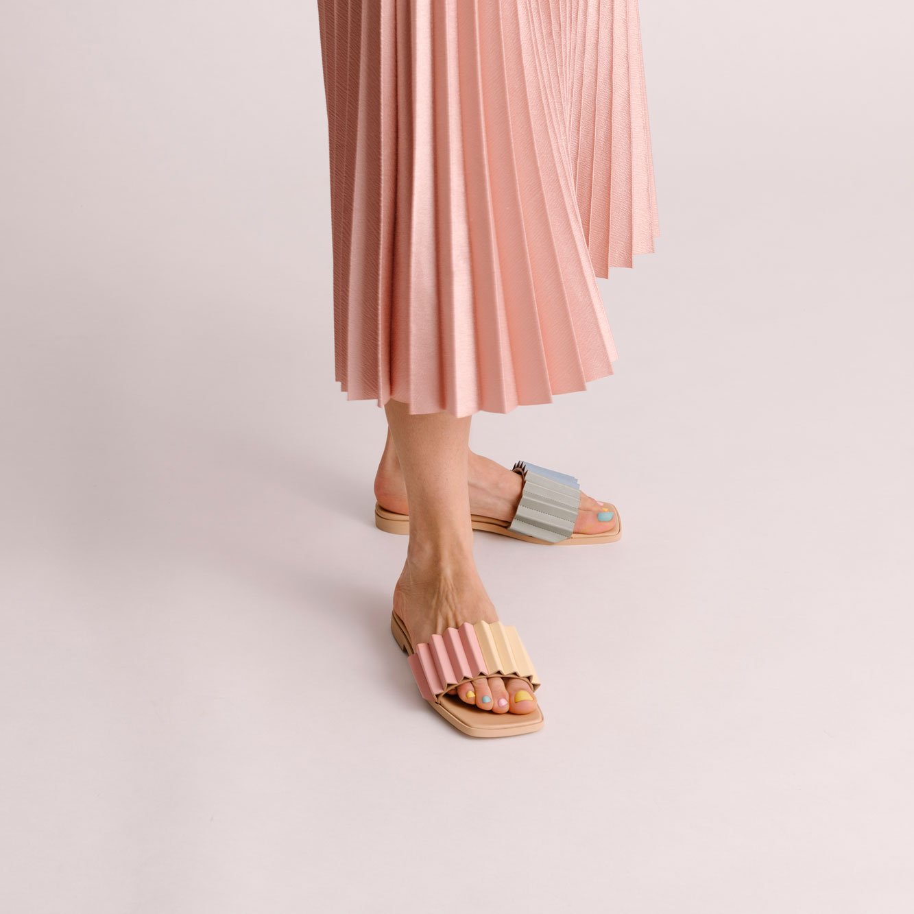 Louise Slide Sandal Mlouye Gummy