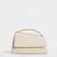 Solid Structured Satchel MANGO Cream
