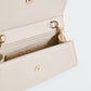 Solid Structured Satchel MANGO Cream