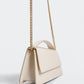 Solid Structured Satchel MANGO Cream