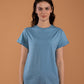 100% Cotton Blank T-shirts StarApps for her Island Blue