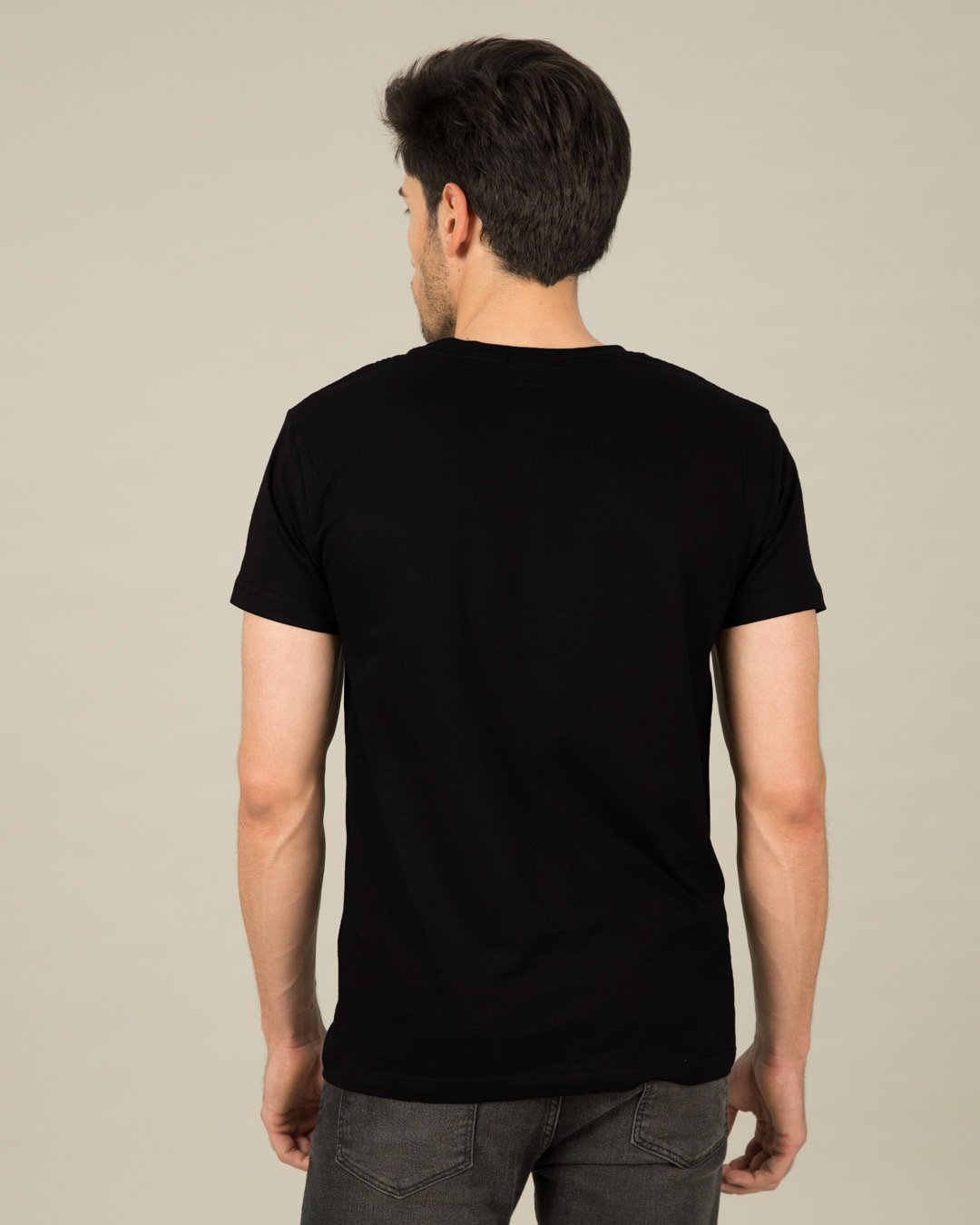 jet-black-half-sleeve-t-shirt-men-s-plain-t-shirts-106-1560838110 for him Jet Black